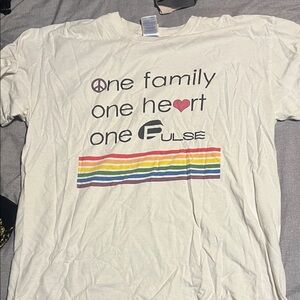 Gildan White Kids T-Shirt with Rainbow Design